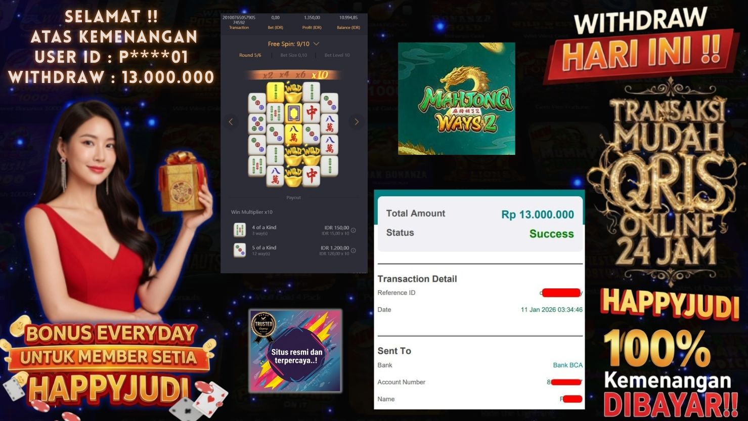 HAPPYJUDI JACKPOT SLOT MAHJONG WAYS 2